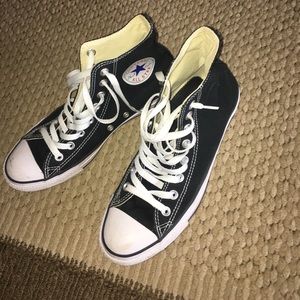 High top black converse